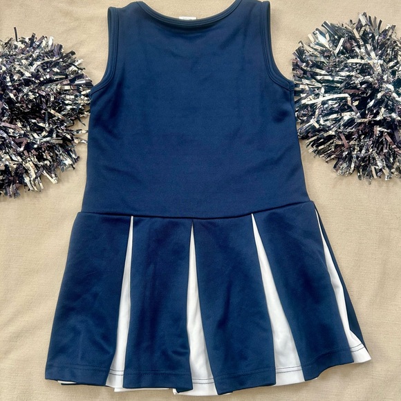 BYU Cheerleader Girls dress with Pom Poms - Picture 5 of 8